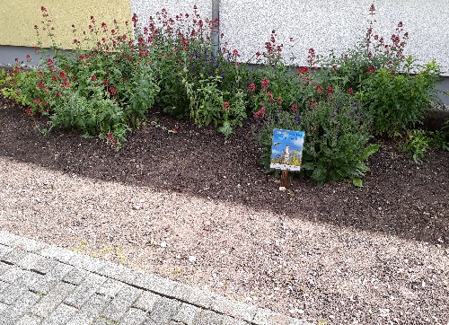 Beschriftungsschild aufgestellt